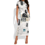 Civil Rights Leaders Short Sleeve Bodycon Dress African-American History Month LT15