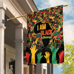 Black History Month Garden Flag I'm Black And I'm Proud