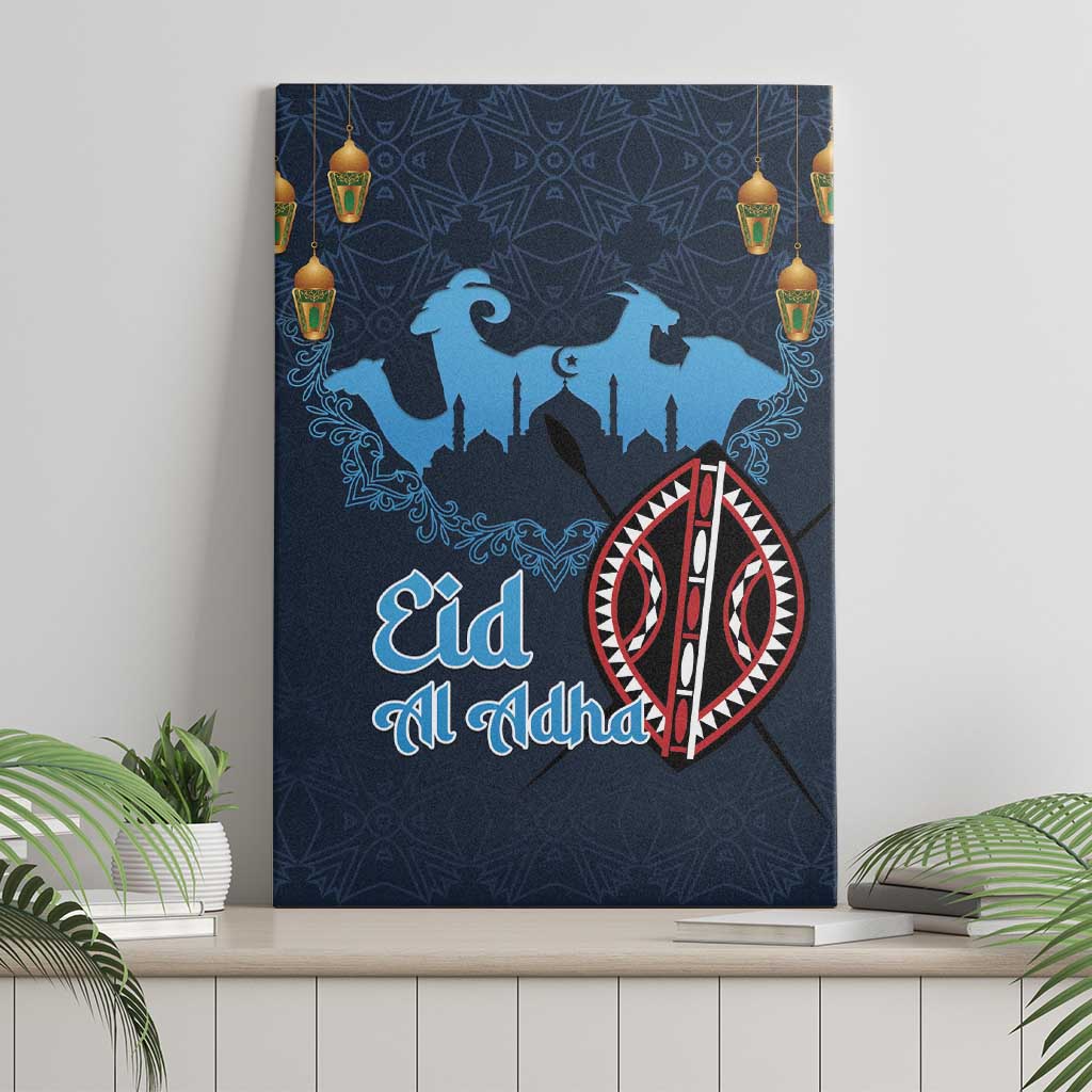 Happy Eid Al-Adha Canvas Wall Art Kenya Mubarak
