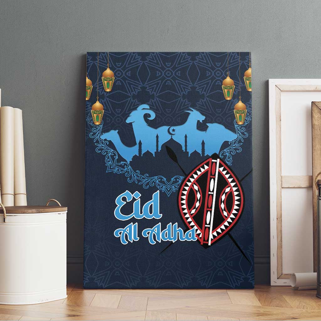 Happy Eid Al-Adha Canvas Wall Art Kenya Mubarak
