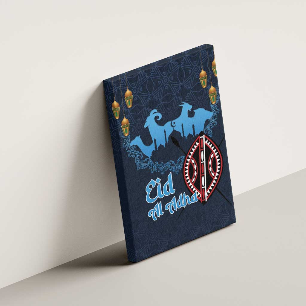 Happy Eid Al-Adha Canvas Wall Art Kenya Mubarak