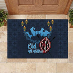 Happy Eid Al-Adha Rubber Doormat Kenya Mubarak