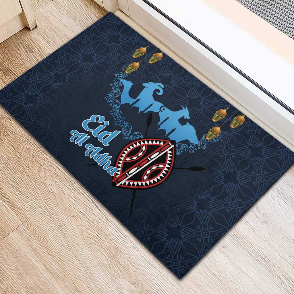 Happy Eid Al-Adha Rubber Doormat Kenya Mubarak