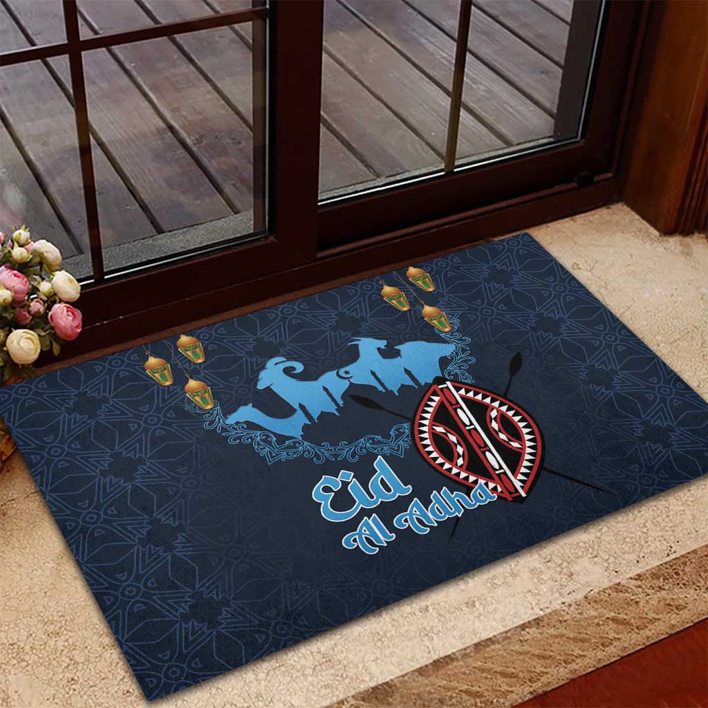 Happy Eid Al-Adha Rubber Doormat Kenya Mubarak