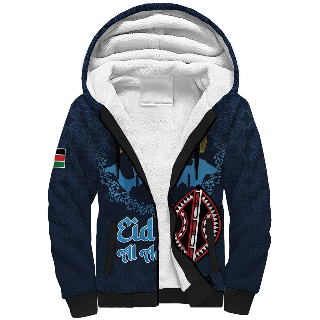 Happy Eid Al-Adha Sherpa Hoodie Kenya Mubarak