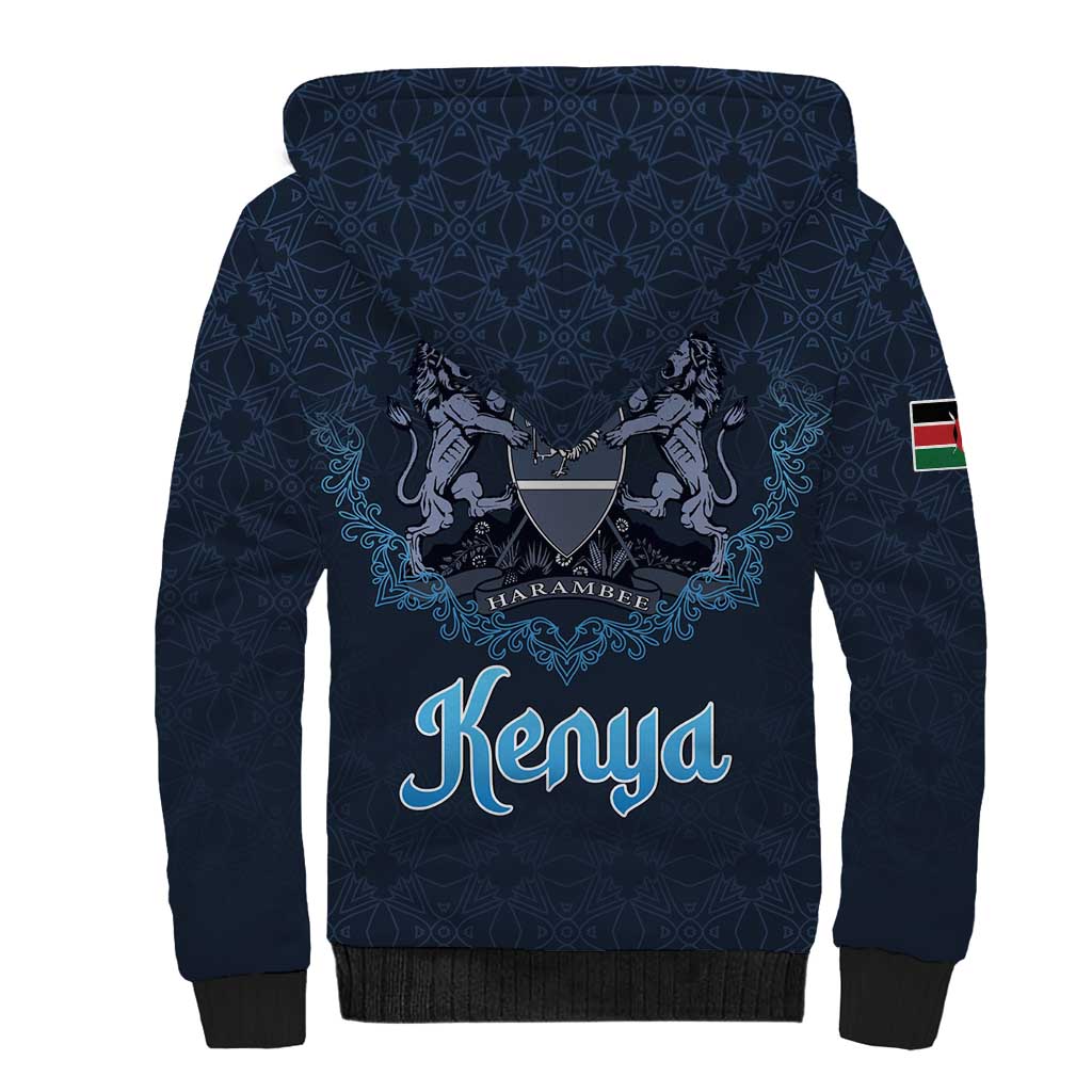 Happy Eid Al-Adha Sherpa Hoodie Kenya Mubarak