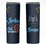 Happy Eid Al-Adha Skinny Tumbler Kenya Mubarak