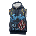 Happy Eid Al-Adha Sleeveless Zip Hoodie Kenya Mubarak - African Pride