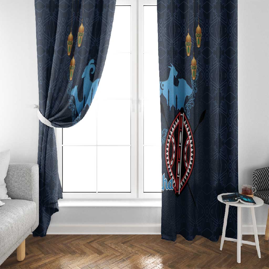 Happy Eid Al-Adha Window Curtain Kenya Mubarak
