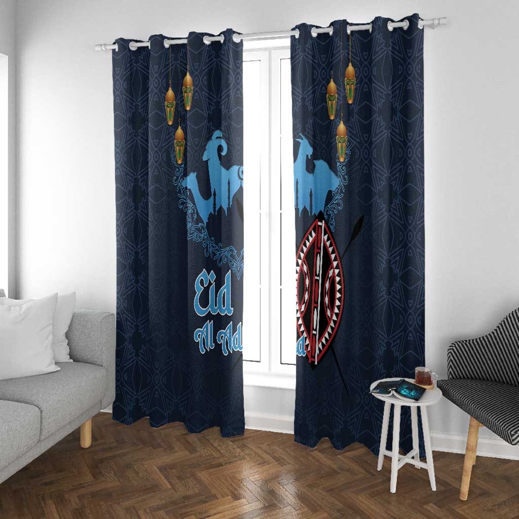 Happy Eid Al-Adha Window Curtain Kenya Mubarak