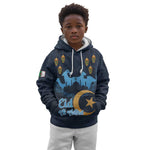 Happy Eid Al-Adha Kid Hoodie Algeria Mubarak
