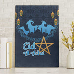 Happy Eid Al-Adha Canvas Wall Art Morocco Mubarak