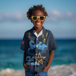 Happy Eid Al-Adha Kid Hawaiian Shirt Morocco Mubarak