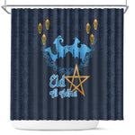 Happy Eid Al-Adha Shower Curtain Morocco Mubarak