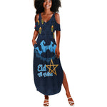 Happy Eid Al-Adha Summer Maxi Dress Morocco Mubarak