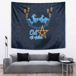 Happy Eid Al-Adha Tapestry Morocco Mubarak