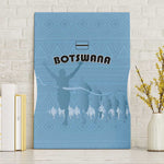 Botswana Athletics Canvas Wall Art Go Champions - African Pride