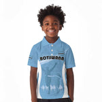 Personalized Botswana Athletics Kid Polo Shirt Go Champions - African Pride