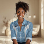 Personalized Botswana Athletics Women Casual Shirt Go Champions - African Pride