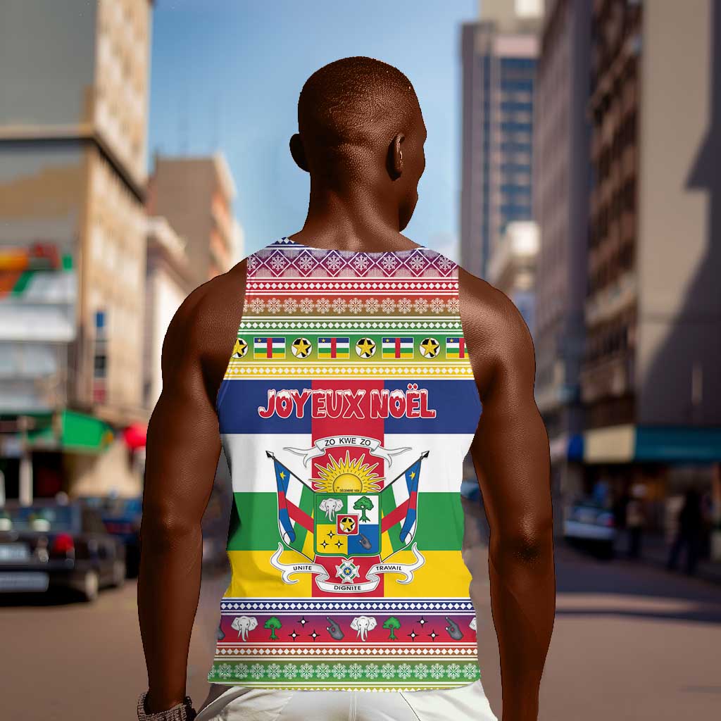 Afro Christmas in Central African Republic Men Tank Top Merry Christmas - African Pride