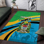 Tanzania Uhuru Day Area Rug Coat Of Arms - Sports Style - African Pride