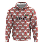 Personalized Kenya Athletics Hoodie White Jersey - African Pride