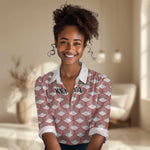 Personalized Kenya Athletics Women Casual Shirt White Jersey - African Pride