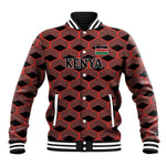 Personalized Kenya Athletics Baseball Jacket Black Jersey - African Pride