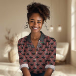 Personalized Kenya Athletics Women Casual Shirt Black Jersey - African Pride