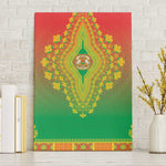 Afro Burkina Faso Canvas Wall Art African Dashiki Style - African Pride