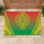 Afro Burkina Faso Rubber Doormat African Dashiki Style - African Pride