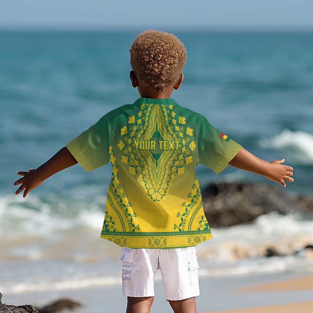 Personalized Afro Ghana Kid Hawaiian Shirt African Dashiki Style - African Pride