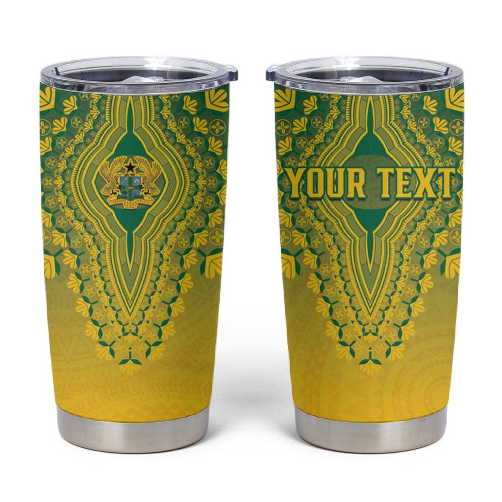 Personalized Afro Ghana Tumbler Cup African Dashiki Style - African Pride