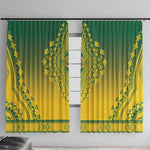 Afro Ghana Window Curtain African Dashiki Style - African Pride