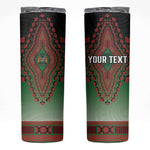 Personalized Afro Kenya Skinny Tumbler African Dashiki Style - African Pride