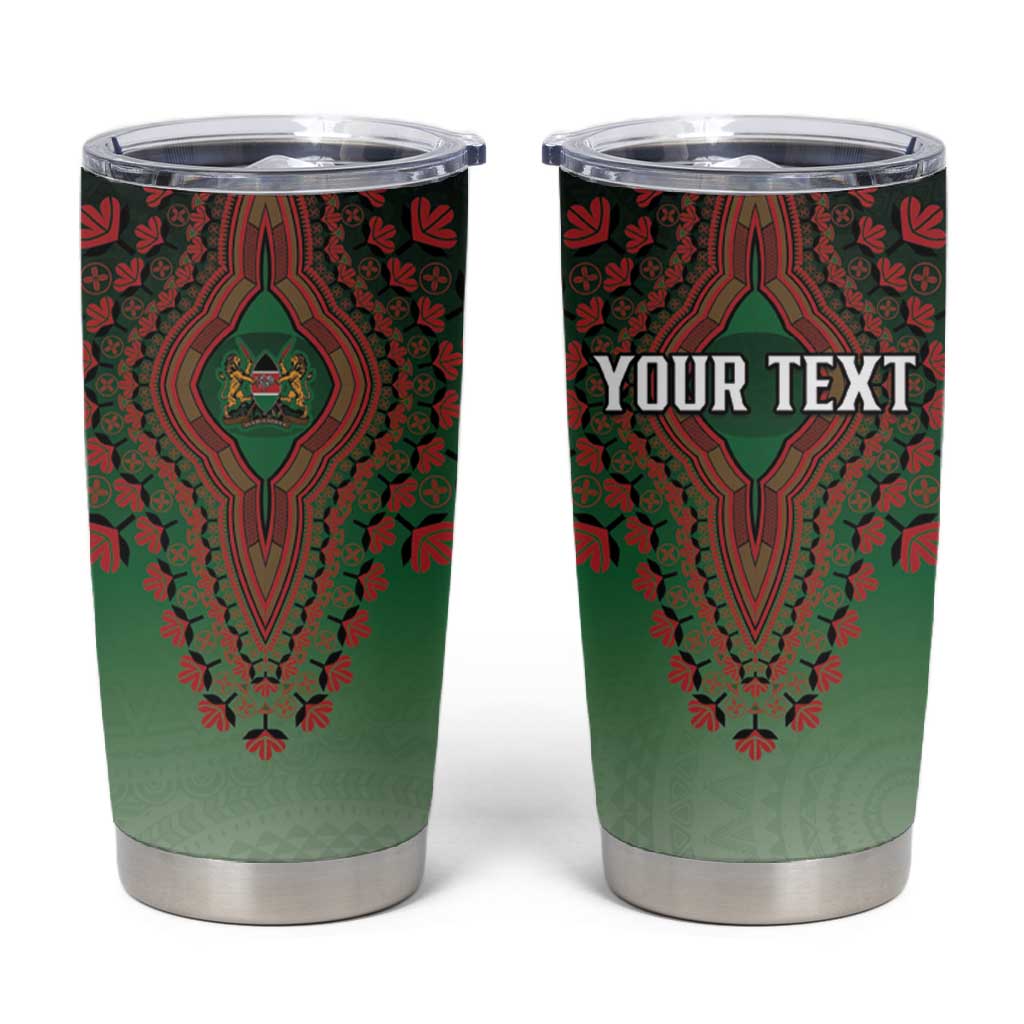 Personalized Afro Kenya Tumbler Cup African Dashiki Style - African Pride