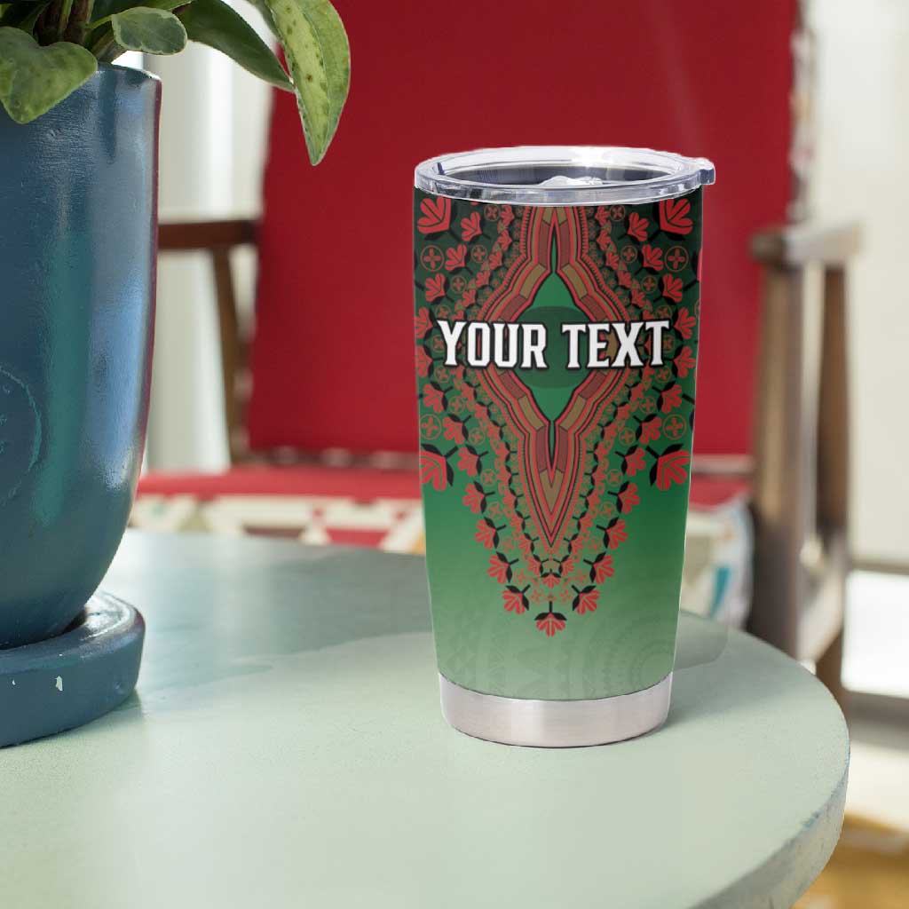 Personalized Afro Kenya Tumbler Cup African Dashiki Style - African Pride