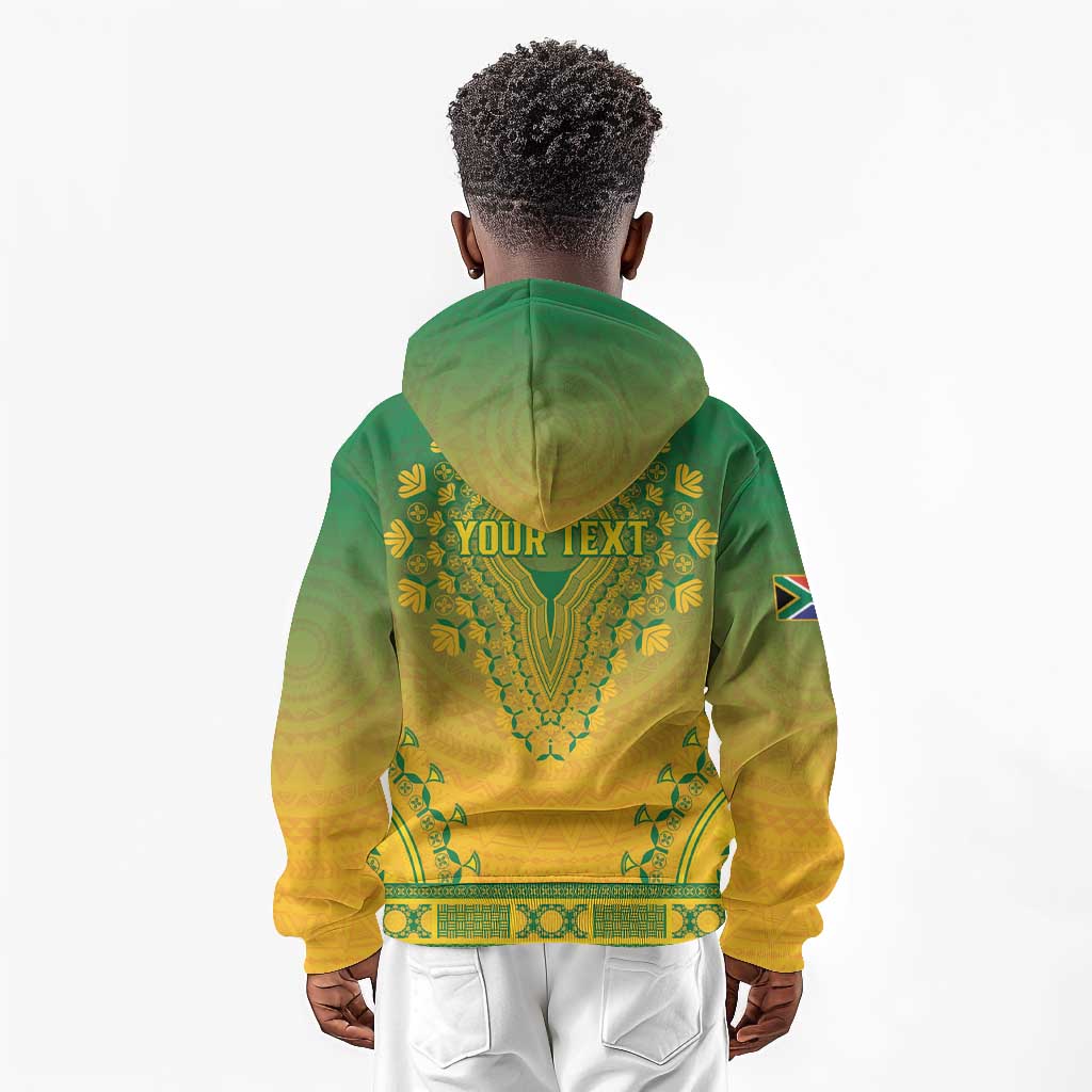 Personalized Afro South Africa Kid Hoodie African Dashiki Style - African Pride