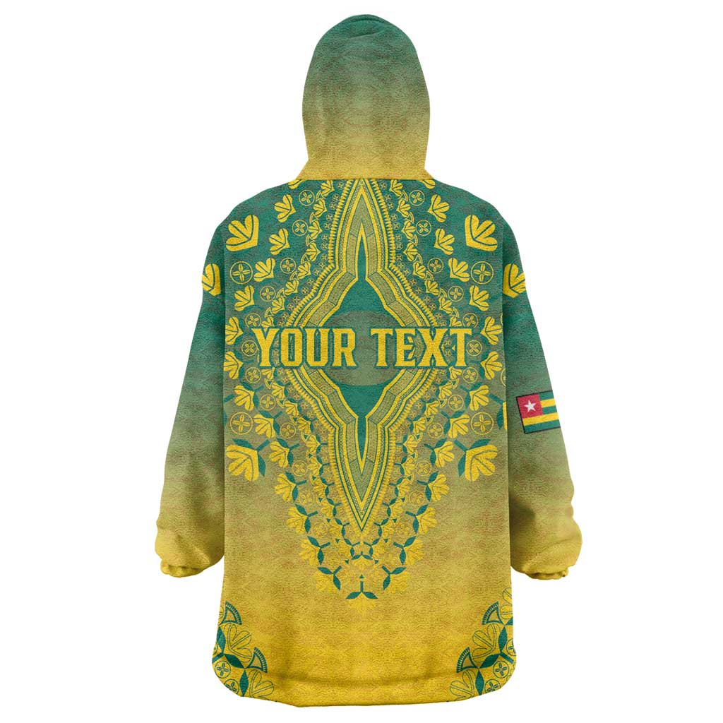 Personalized Afro Togo Kid Wearable Blanket Hoodie African Dashiki Style - African Pride