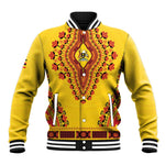Personalized Afro Uganda Baseball Jacket African Dashiki Style - African Pride