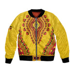 Personalized Afro Uganda Bomber Jacket African Dashiki Style - African Pride