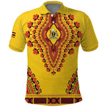 Personalized Afro Uganda Polo Shirt African Dashiki Style - African Pride