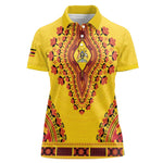 Personalized Afro Uganda Women Polo Shirt African Dashiki Style - African Pride