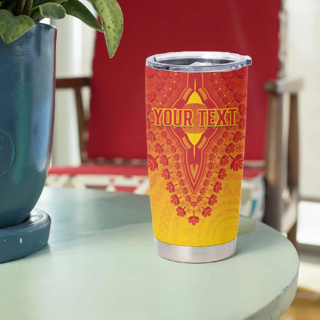 Personalized Afro Zimbabwe Tumbler Cup African Dashiki Style - African Pride