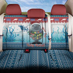 Personalised Cape Verde Christmas Back Car Seat Cover Manatee Feliz Natal