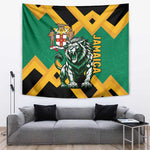 Jumieka Tapestry Lion With Coat Of Arms