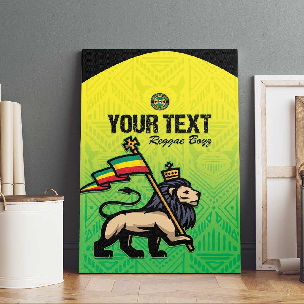 Custom Jamaica Football Canvas Wall Art Go Champions