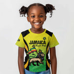 Custom Jamaica Football Kid T shirt Go Champions