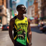 Custom Jamaica Football Men Tank Top Go Champions