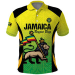 Custom Jamaica Football Polo Shirt Go Champions